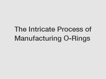 The Intricate Process of Manufacturing O-Rings