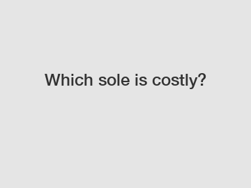 Which sole is costly?